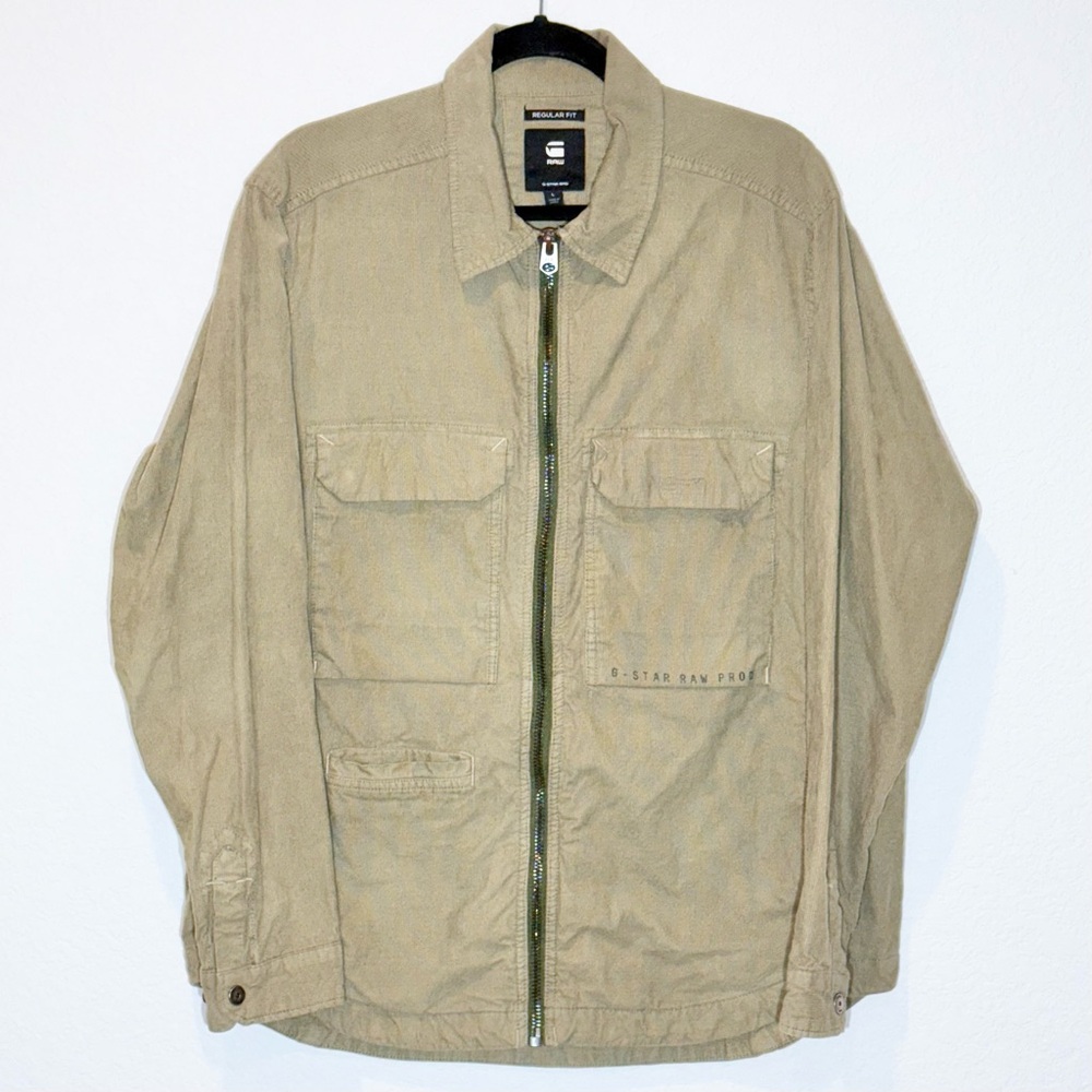 G-Star Men's Zip Cord Overshirt